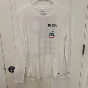 Figs x Team USA Medical Team Long Sleeve Shirt Limited Edition